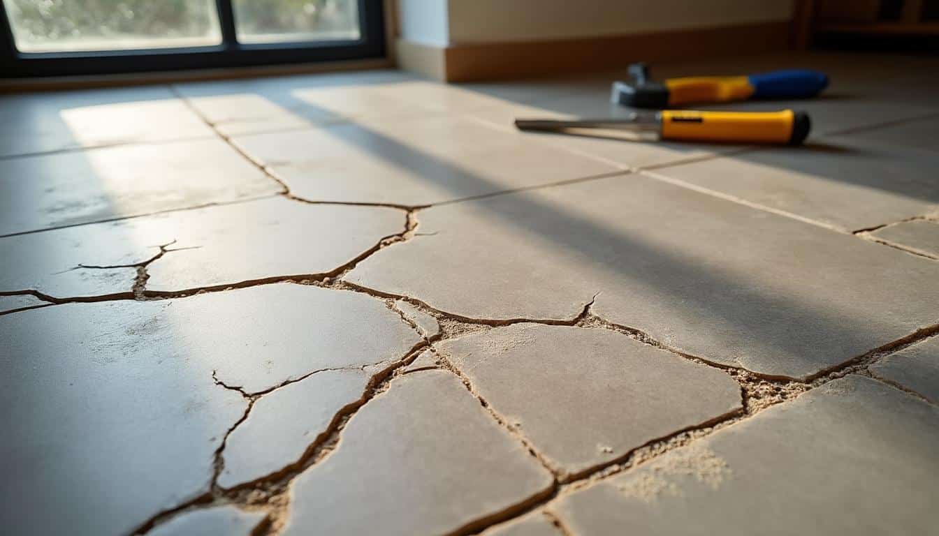 Que faire en cas de carrelage fissuré sur une dalle chauffante ?