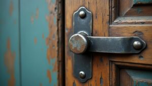 Traiter un verrou de porte métallique qui fait du bruit