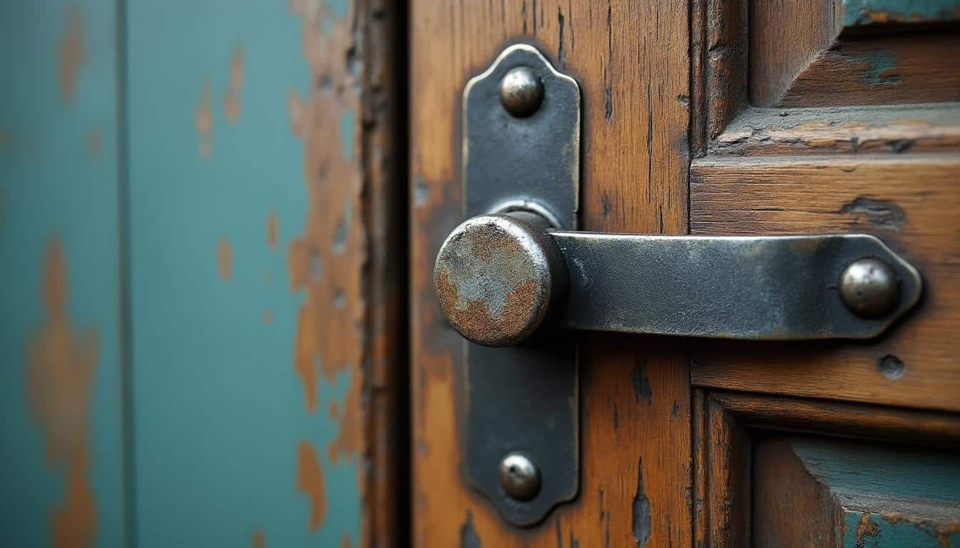 Traiter un verrou de porte métallique qui fait du bruit