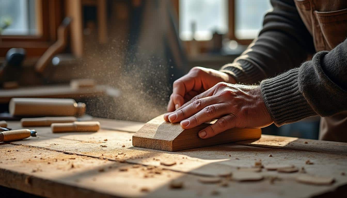 Maîtriser la technique de ponçage et de finition avec un rabot à bois