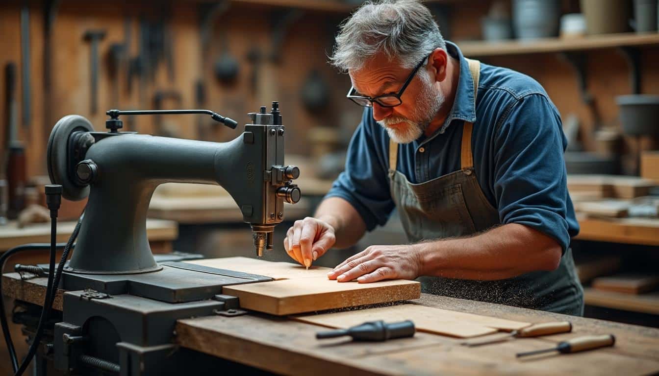 Illustration: Comprendre le rôle et le fonctionnement d’une scie à format