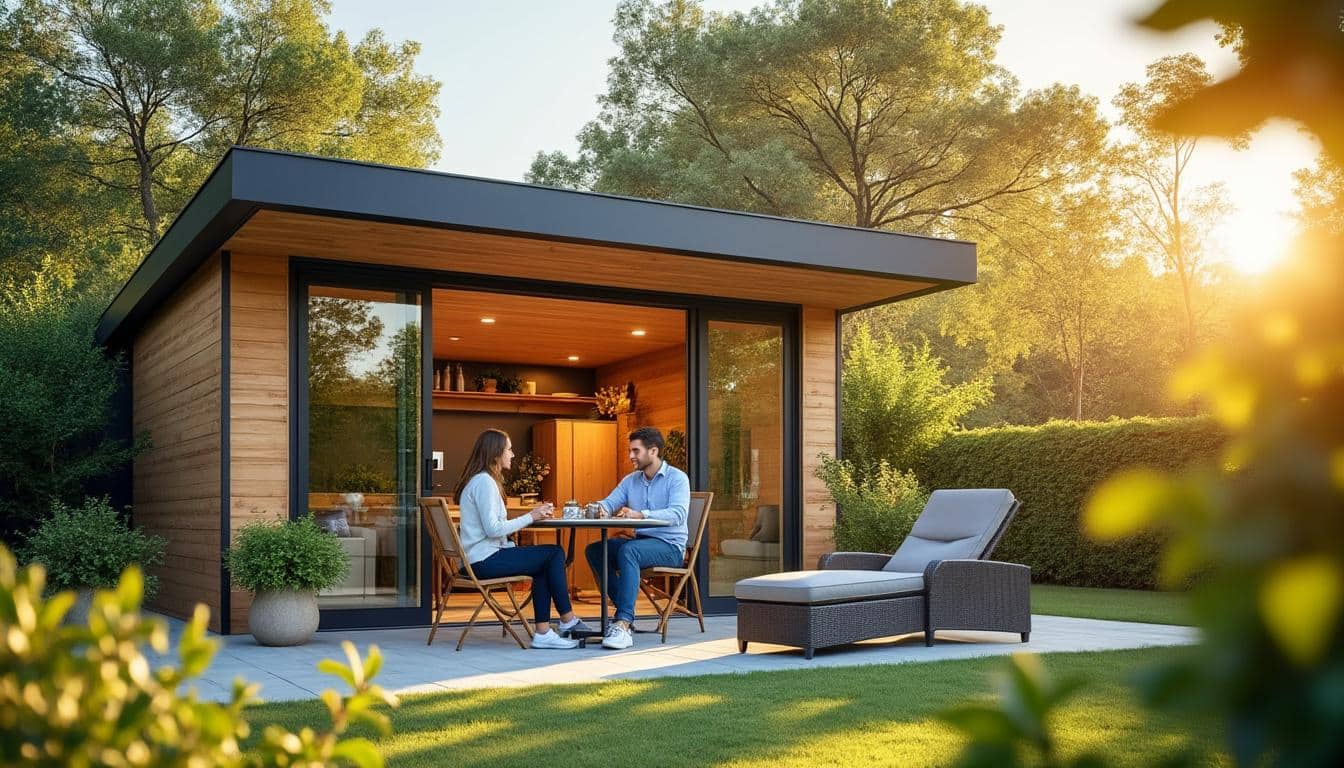 Illustration: Comprendre les avantages d’un abri de jardin avec une toiture plate