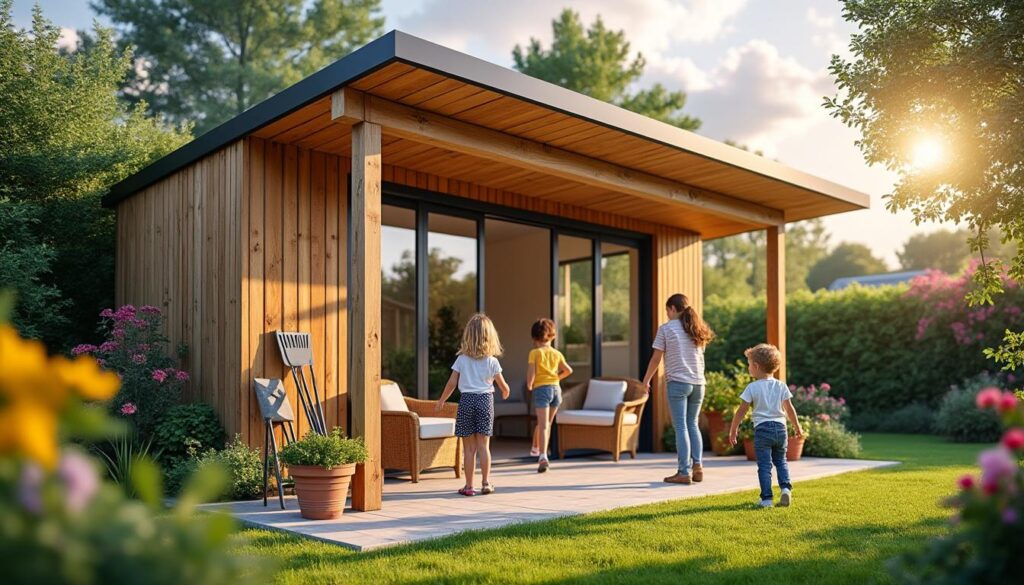 Abri jardin toiture plate : guide complet pour un espace moderne