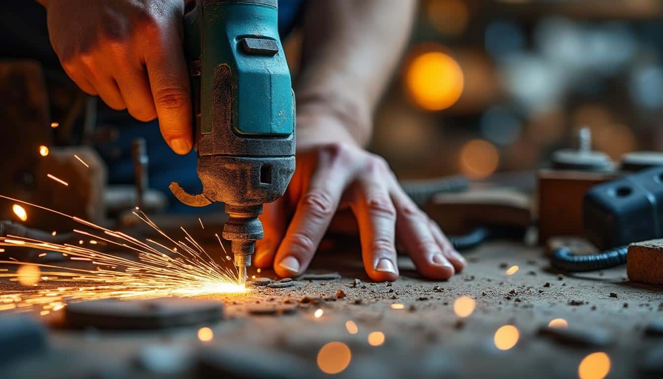 Illustration: Comprendre le rôle essentiel du couple de serrage dans une perceuse