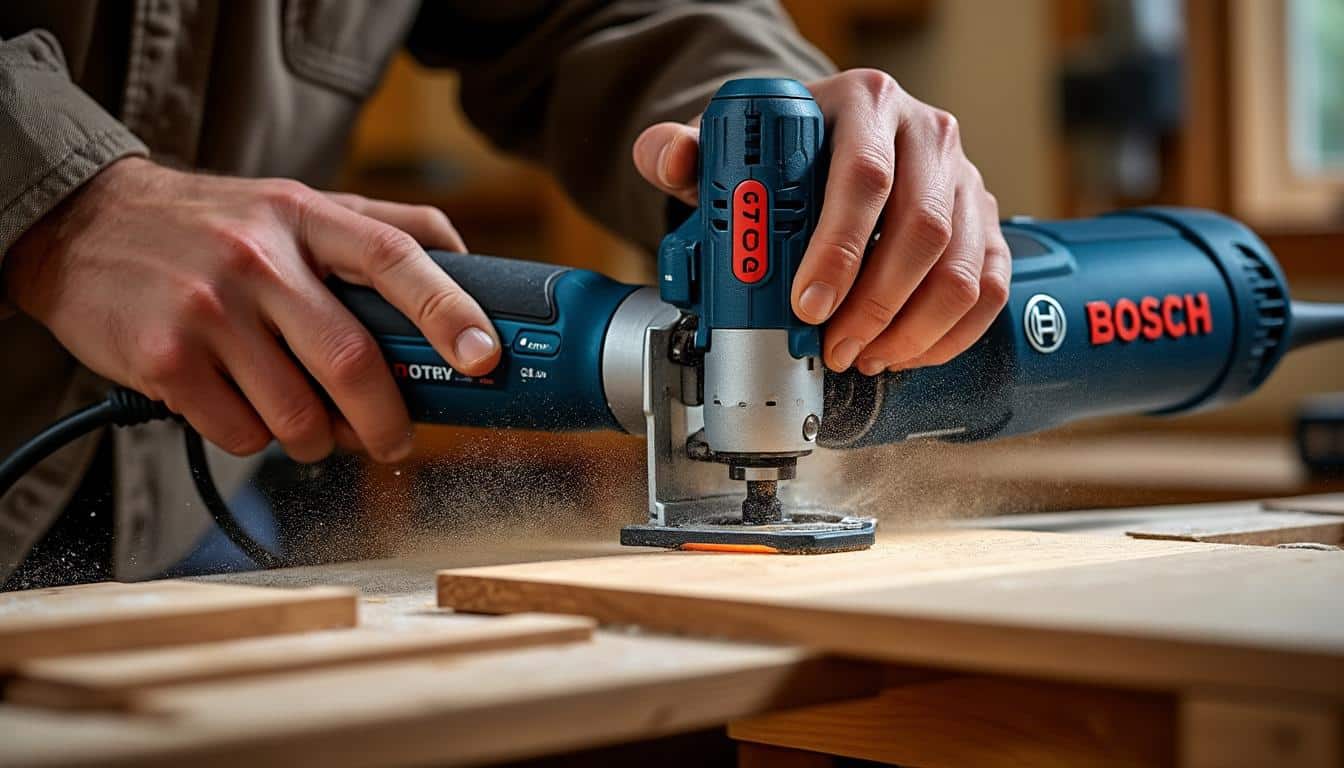 Illustration: Explorer les fonctionnalités innovantes et techniques des scies à onglet Bosch