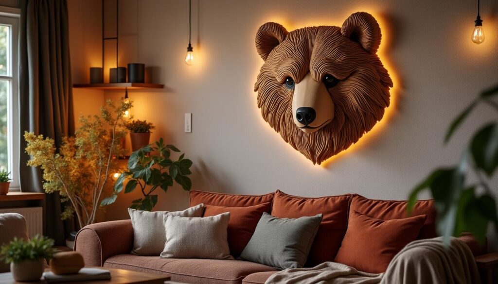 Applique murale animaux : éclairage déco pour une ambiance chaleureuse
