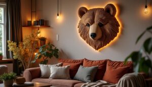 Applique murale animaux : éclairage déco pour une ambiance chaleureuse
