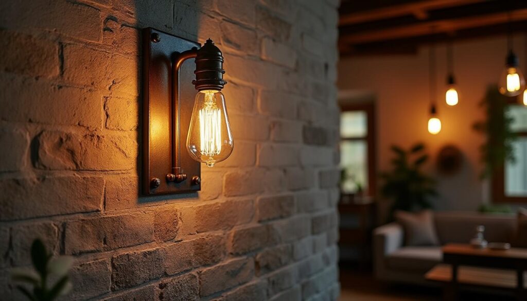 Applique murale style industriel : charme authentique et éclairage pratique