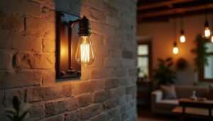 Applique murale style industriel : charme authentique et éclairage pratique