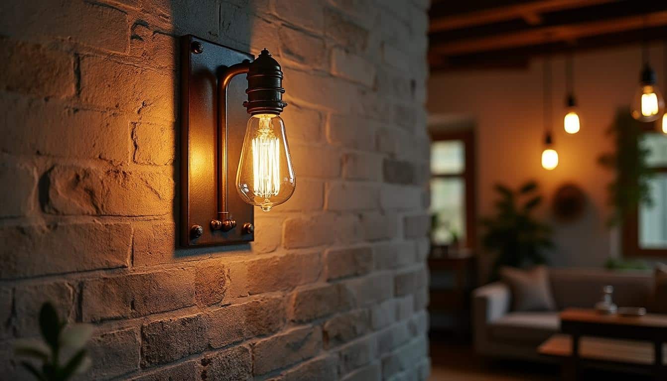 Applique murale style industriel : charme authentique et éclairage pratique