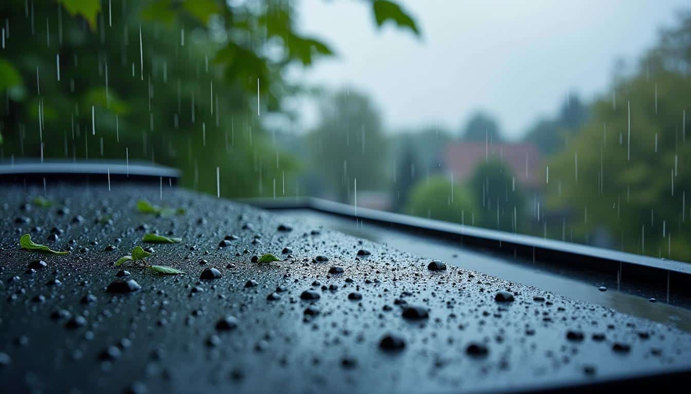 Revêtement anti bruit pluie : solutions efficaces pour votre confort