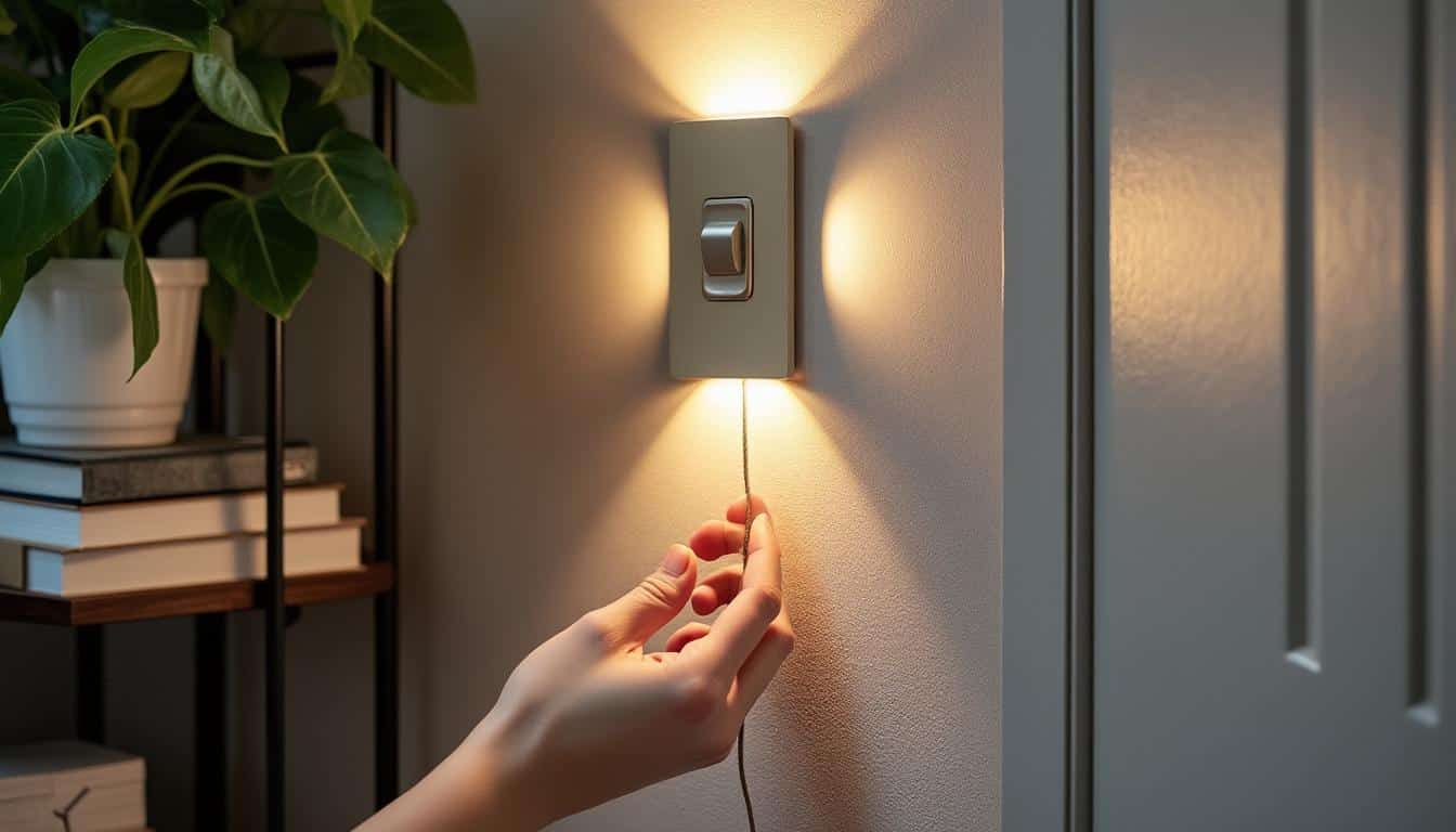 Illustration: Comprendre l’utilité de l’applique murale avec interrupteur à tirette
