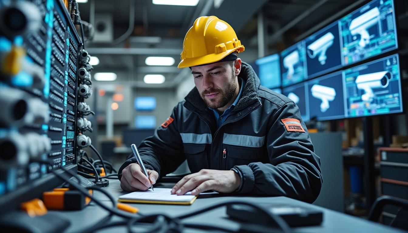 Illustration: Comprendre les missions du technicien en alarme et vidéosurveillance