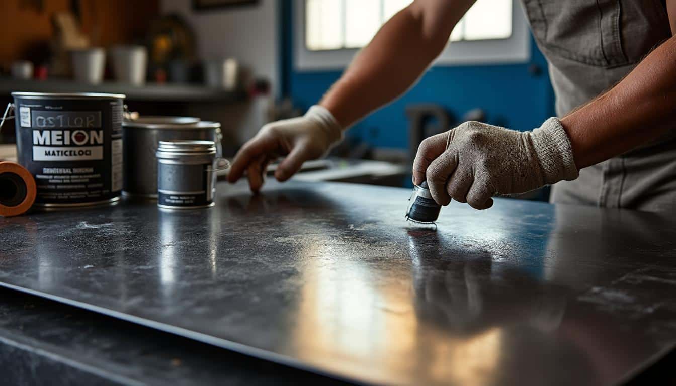 Illustration: Pourquoi opter pour une peinture spécifique destinée aux surfaces métalliques ?