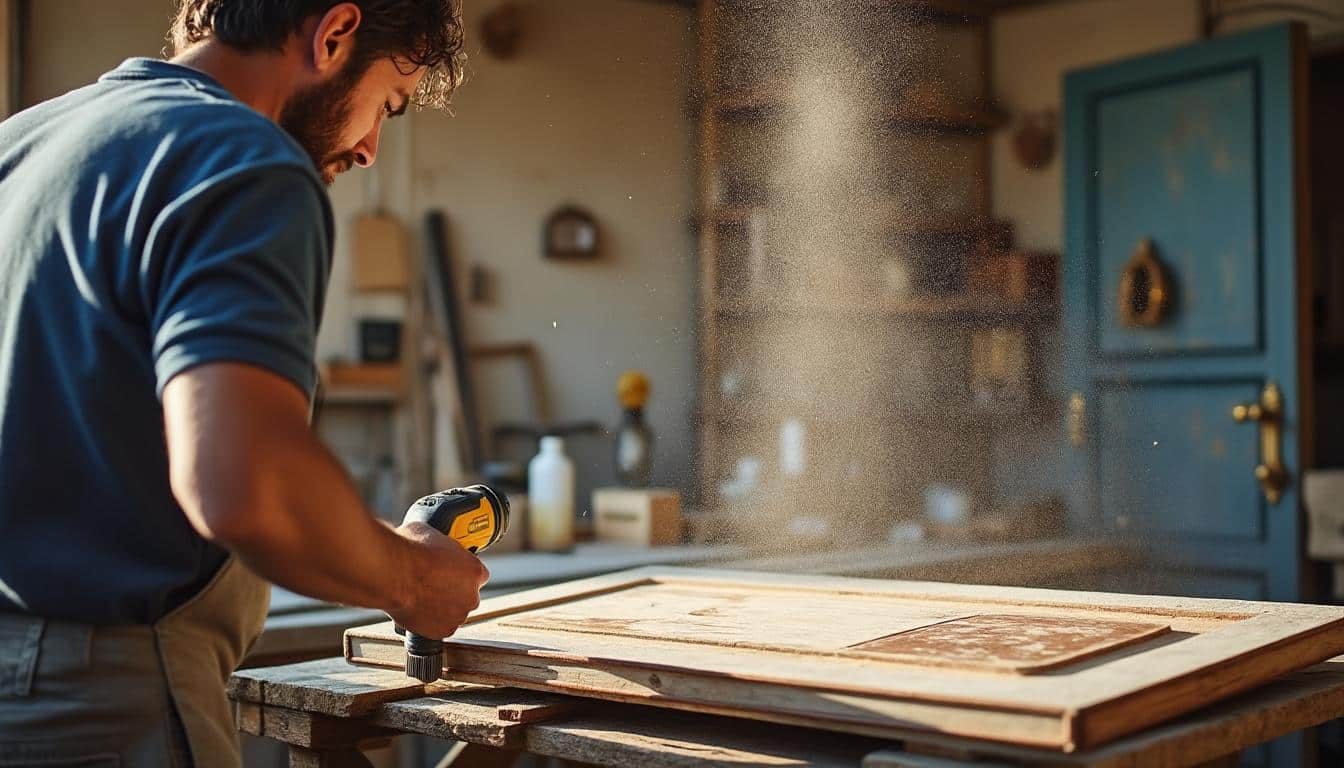 Illustration: Pourquoi et comment préparer la surface d’une porte en bois avant rénovation ?