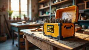 Boîte à onglets Brico Dépôt : précision et rangement optimisé