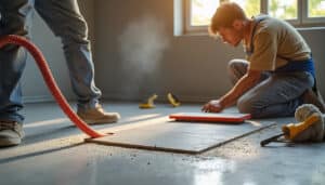 Épaisseur de la chape sur plancher chauffant : guide essentiel