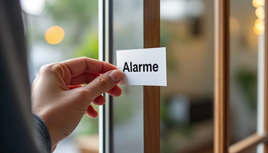 Emplacement de l’autocollant alarme maison : guide pour bien le choisir