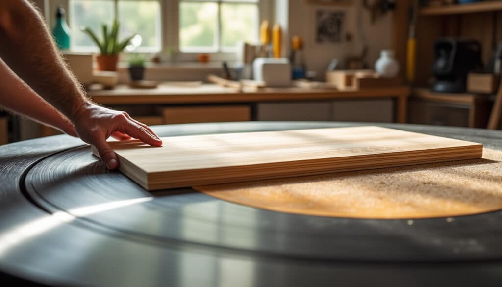 Scie circulaire sur table Parkside : précision et performance