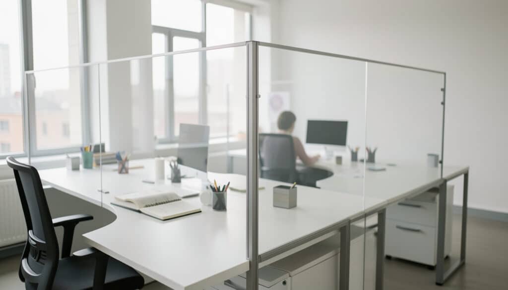 Cloison en plexiglas pour bureau : bien la choisir