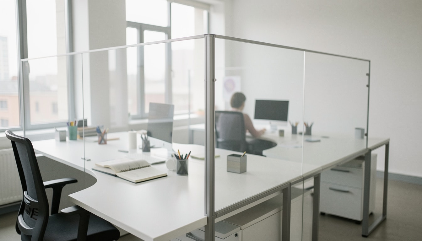 Cloison en plexiglas pour bureau : bien la choisir