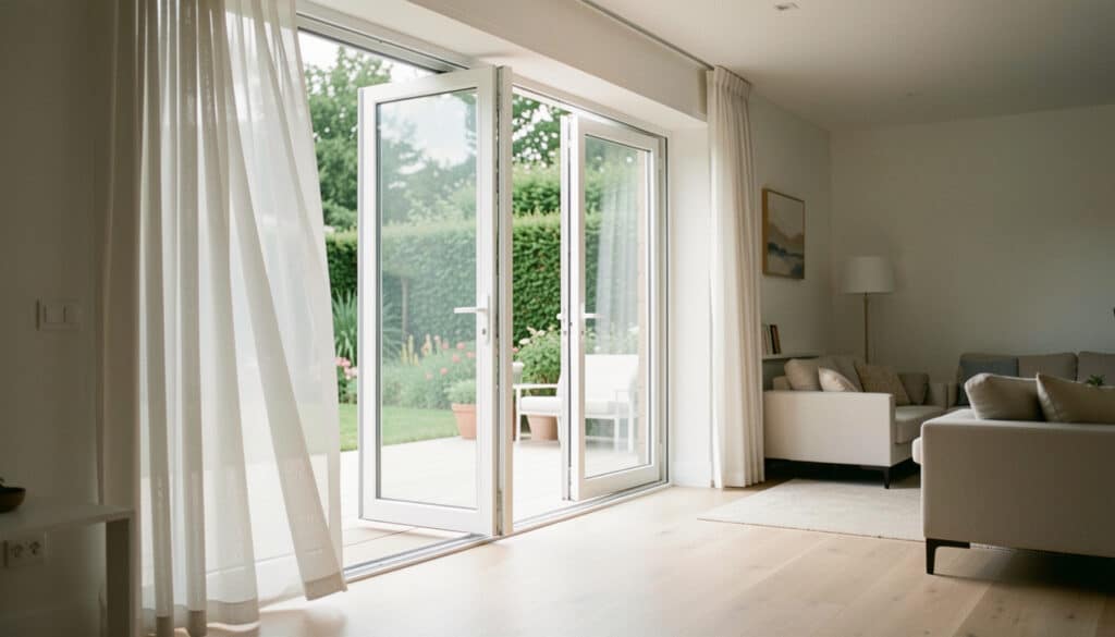 Choisir une porte-fenêtre en PVC à 2 vantaux